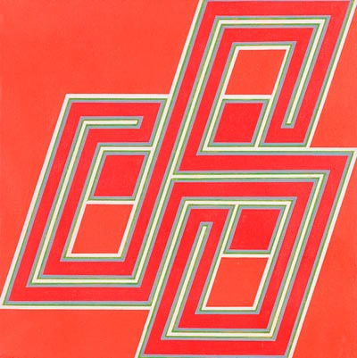 o.T., 1968, Siebdruck, 50x50 cm